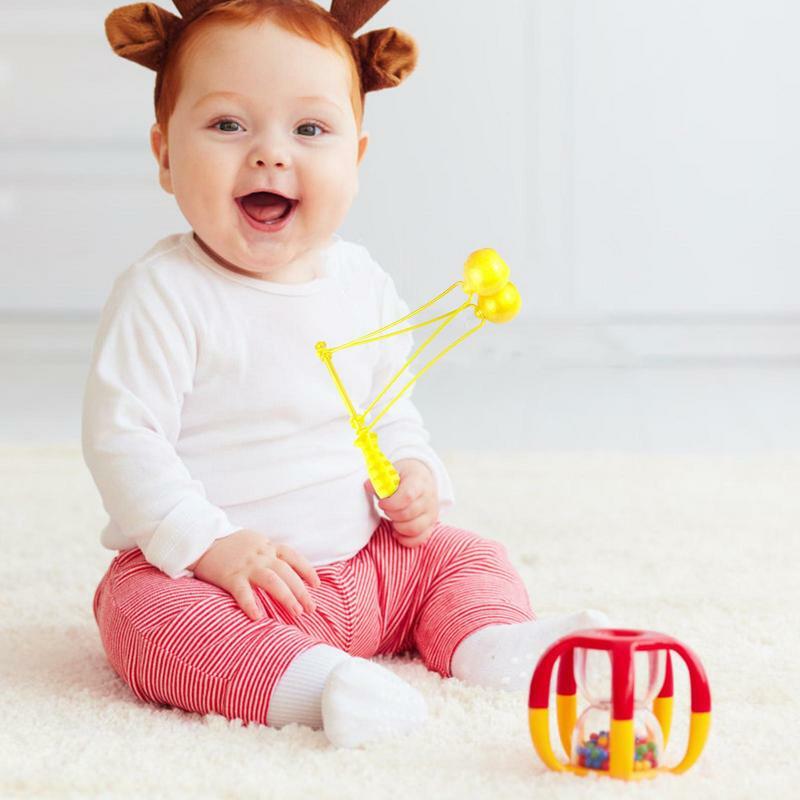 Palla su una stringa cracker palla mano su abilità giocattolo sensoriale elastico genitore-figlio gioco interattivo all'aperto agitarsi giocattoli per bambini
