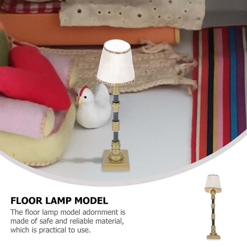 Lampes de table de maison sur pied, mini ornement, modèle l'inventaire, meubles légers décoratifs, micro paysage