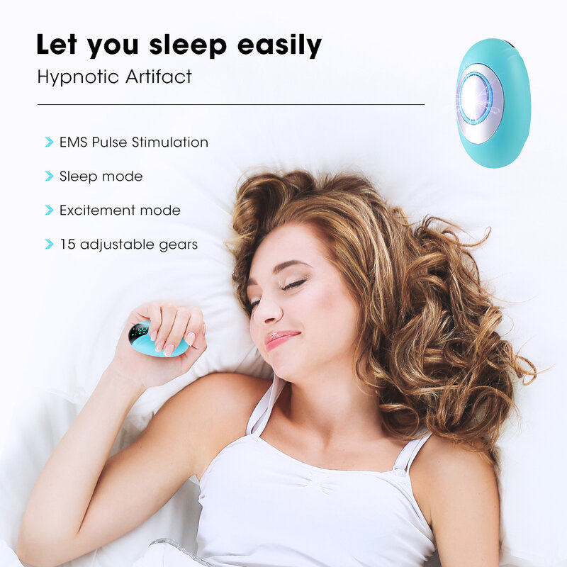 Dispositivo portátil de ayuda para dormir, instrumento para aliviar el insomnio, ayuda para dormir de noche, terapia de ansiedad, relajación, alivio de presión