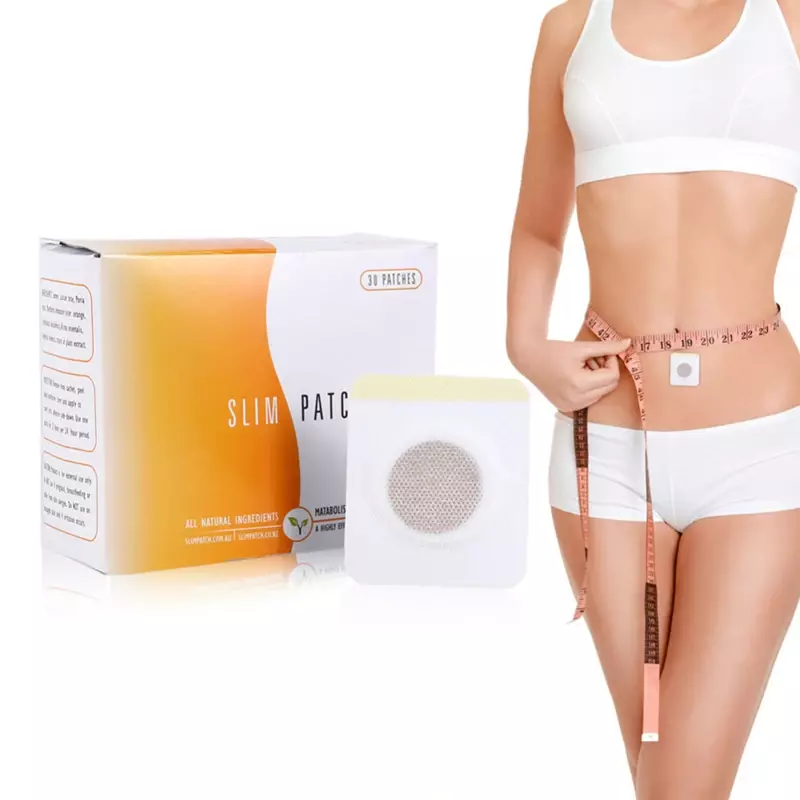 30pcs Magnet Slimming Patch Weight Reduce Fat Burning Loss Weight Slimming Patch Navel Sticker Belly Slim Fat Burning Patch Kit