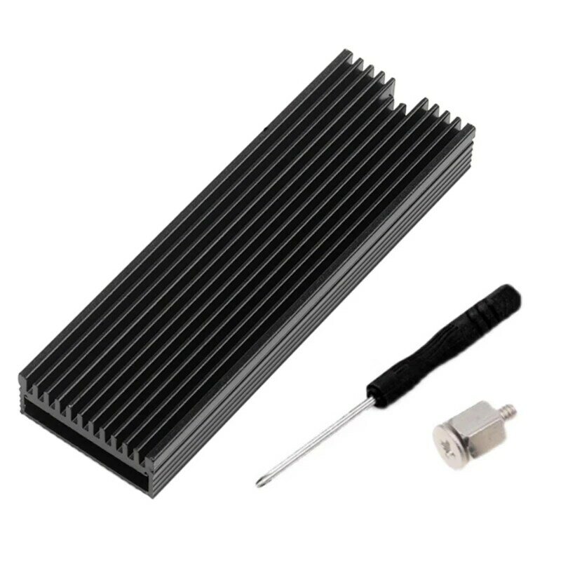 Unikalny M2 radiator 2280 SSD radiator do M2 2280 NVME SSD stan dysk twardy radiator akcesoria zamienne Dropship