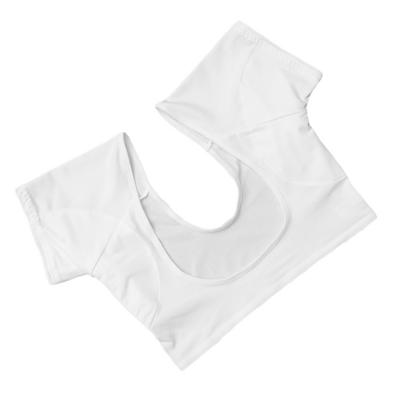 Almohadillas absorbentes de sudor para mujeres, chaleco protector, desodorantes para debajo del cuerpo, blanco, sin blusa, almohadillas absorbentes de sudor para deportes