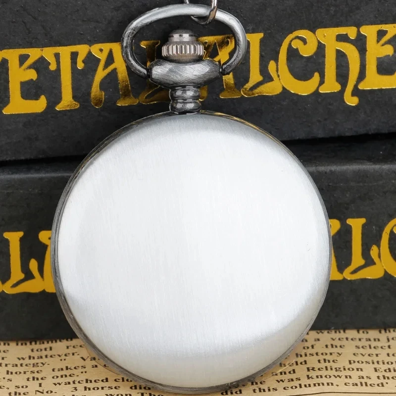 Retro Vintager regali orologi da tasca al quarzo orologi da uomo analogici per bambini Fob Chain Gift