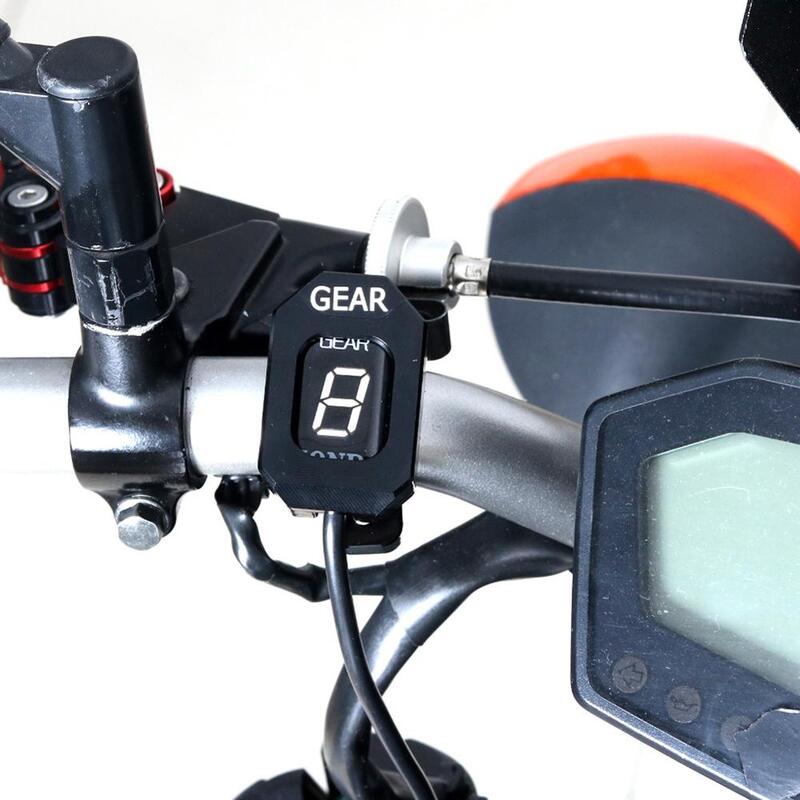 Motorcycle Speed Gear Gauge Display Bracket Indicator Holder Decoration For 22mm To 28.6mm Handlebars