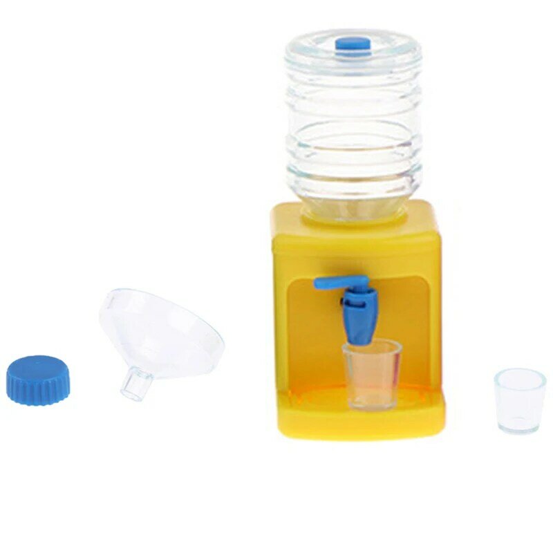 Puppenhaus Mini Simulation Wasser Dispenser Für Puppe Zubehör Mini Diy Dekoration Küche Spielzeug Für Kinder Geschenk