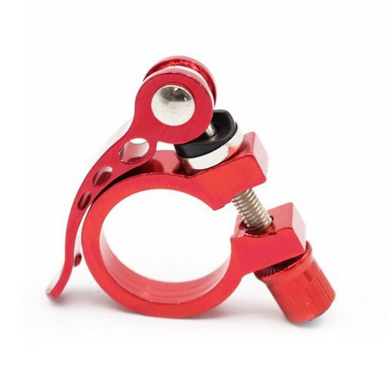 Bicycle Seatpost Clips 28.6mm/31.8mm Saddle Clips Quick Release Spares Aluminum Alloy Seat Post Clamp Bicycle Accessories