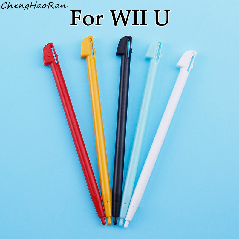 Lápiz táctil móvil para Nintendo Wii U, 1 piezas, 5 colores, ranura WIIU, lápiz óptico de plástico duro, consola de juegos