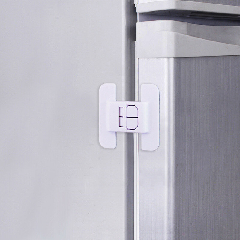 Protezione di sicurezza per bambini serratura per frigorifero mobili per la casa serrature di sicurezza per porte dell'armadio fibbia per armadietto per Dispenser di acqua Anti-aperta