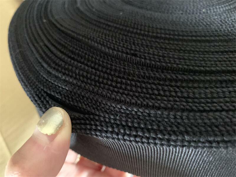 3.8Cm Breedte Dikkere Black Soft Rayon Katoen Matte Gladde Golvende Horizontale Graan Lint Side Hat Band