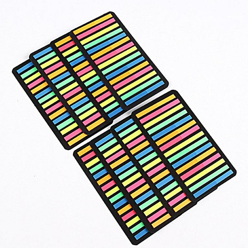 1 Set Sticky Notes Mode Kleurrijke Verwijderen Netjes Pagina Marker Bladwijzers Zelfklevende Arbeidsbesparende Sticky Bookmarks