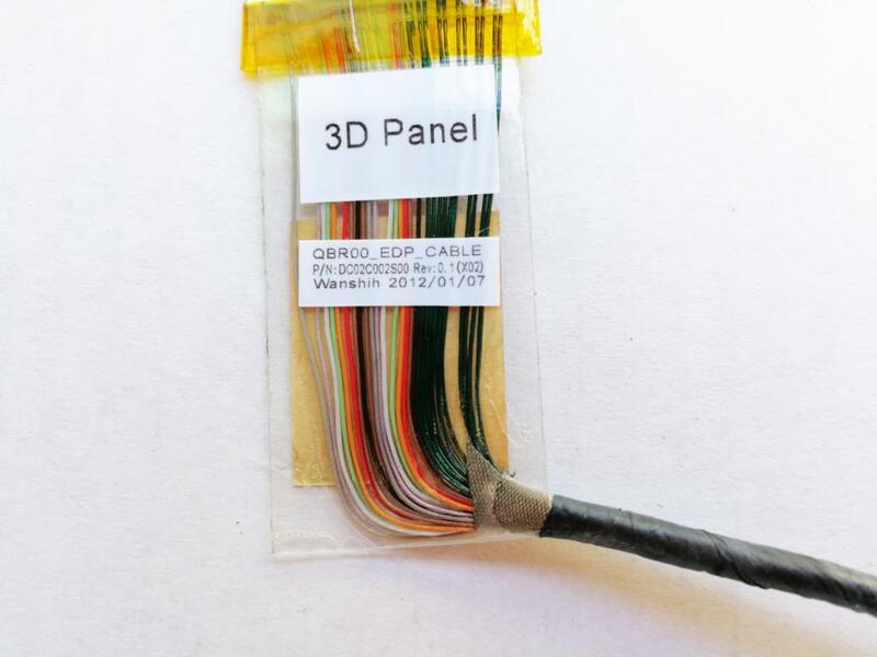 Original para DELL M17X R4 led lcd lvds cable CN-02JD3N 02JD3N 2JD3N 3D Panel cable DC02C002S00