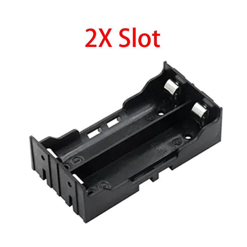 Boîtier de banque d'alimentation DIY 1X 2X 3x 4x slot 18650 boîte de rangement de support de batterie boîtier ABS de haute qualité 3.7v