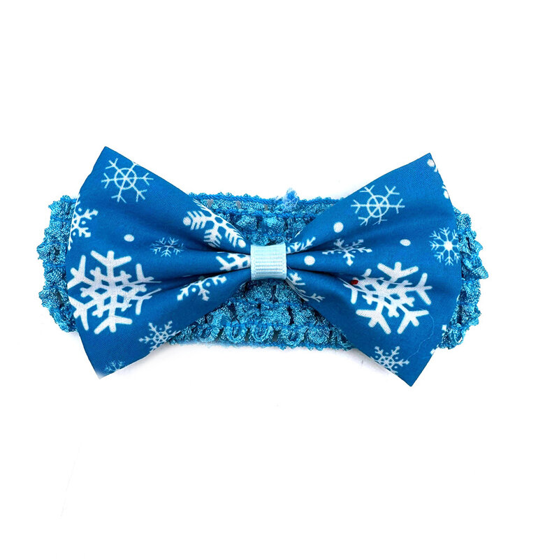 30/100pcs Large Dog Winter Bowties Snowflake Pattern Small Middle Large Dog Bowties Pet Dog Grooming Accessories Pet Supplies