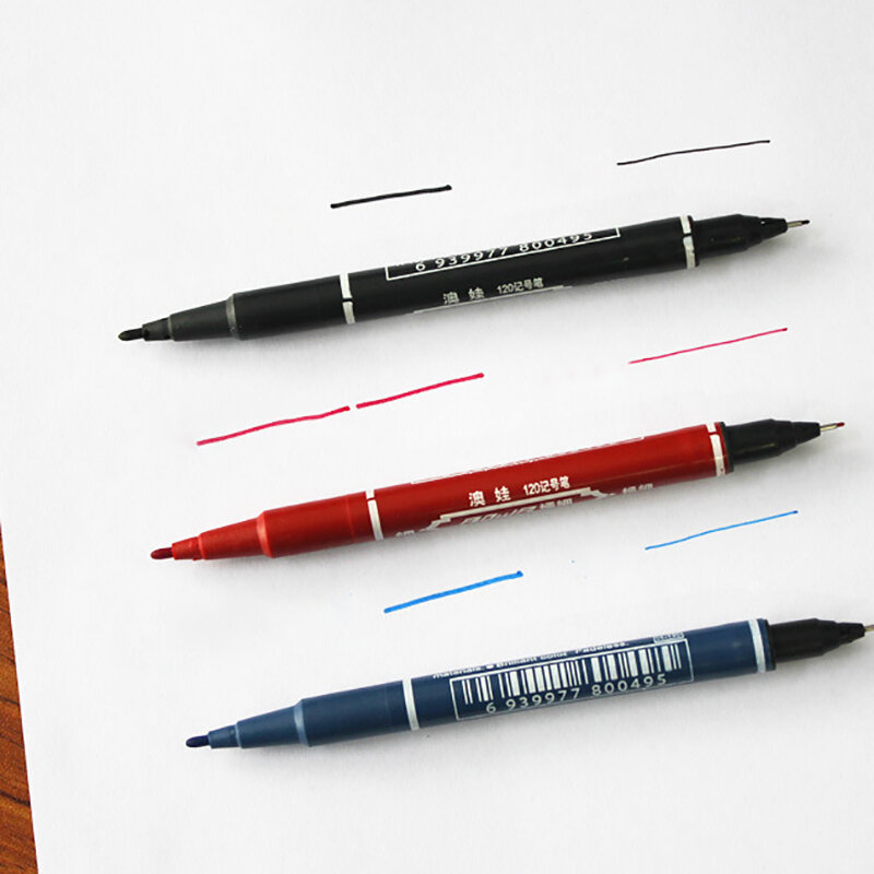 1 шт. Aowa маленькая Двусторонняя маркерная черная детская ручка для рисования студентов художественные Канцтовары