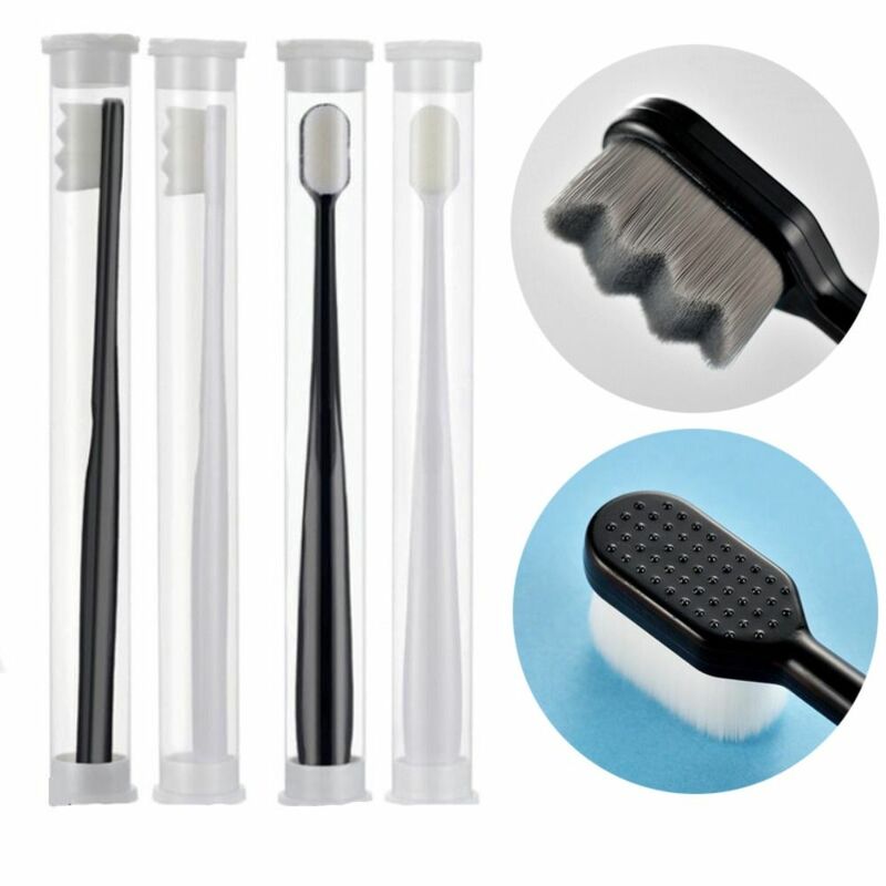 Ultra-Fine Nano Escovas de Dentes para Mulheres, Super Macio, Portátil, Micro, Escova de Dentes, Limpeza Profunda, Higiene Oral, Manual, Novo