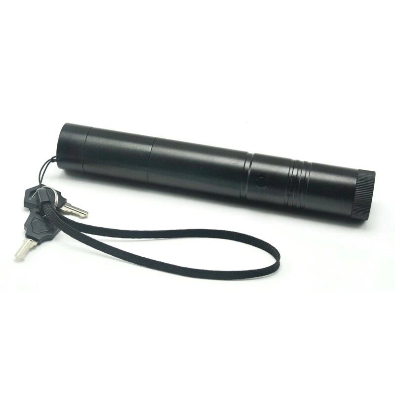 Pointeur laser à point infrarouge IR focalisable, clé de sécurité, lampe de poche, 1mw, 808nm