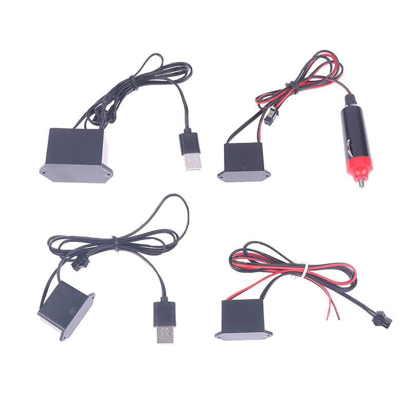 Автомобильный интерьер светодиодная декоративная лампа USB драйвер проводка управление привода сигареты электропроводка неоновая полоса