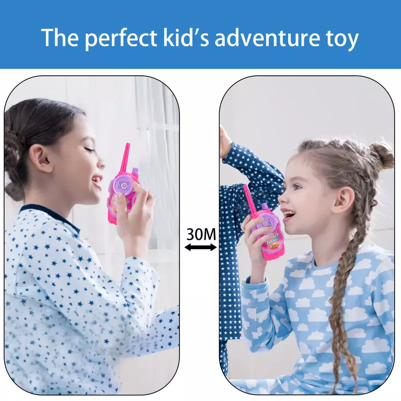 2 sztuki odbiornik Mini Radio dla dzieci Walkie-walkie-talkie Talkie zabawki dla dzieci prezent urodzinowy świąteczny zabawki dla dzieci dla chłopców dziewczynki