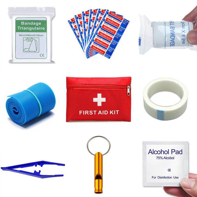Tragbare Notfall Erste Hilfe Kits Medizin Lagerung Tasche Outdoor Camping Überleben Liefert Band-Aids Medizinische Reinigung Liefert
