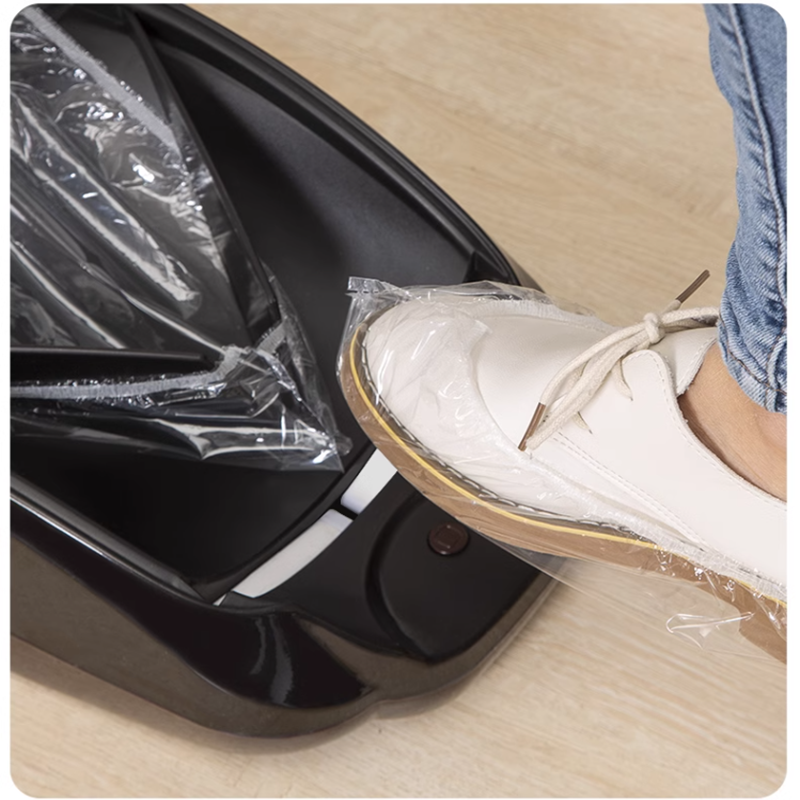 Dispensador de película de suela de zapatos para el hogar, máquina automática de película de cubierta de zapatos, Kit de limpieza de pulido