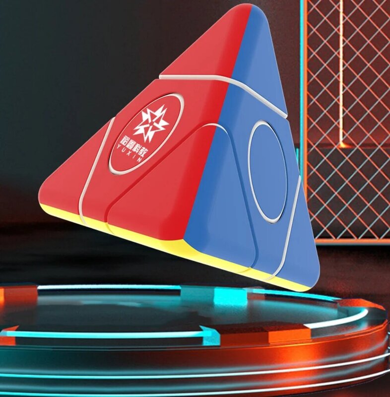 YuXin 2x2 piramida dziwnego kształtu magiczna kostka profesjonalna prędkość zabawka edukacyjna na prezenty urodzinowe
