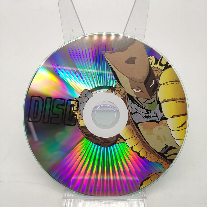 Anime JoJo Bizarre Adventure Kujo Jotaro Stand Star Platinum Cosplay Disc Prop accesorios para CD