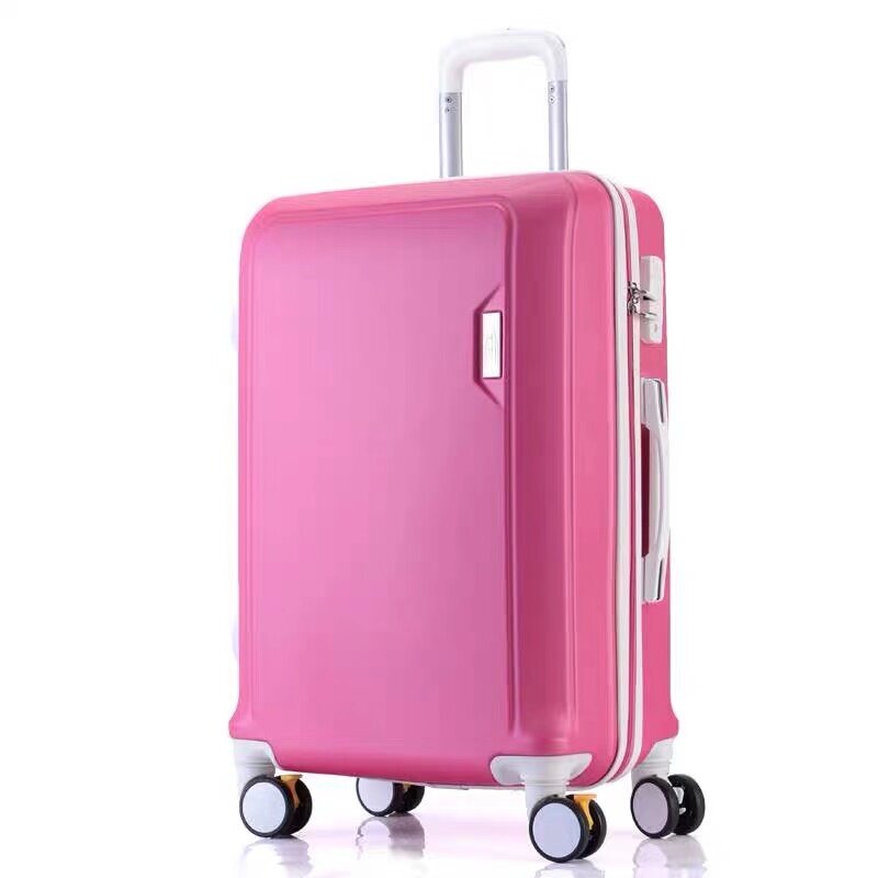 Abs-女性用荷物バッグ,車輪付きスーツケース用機内持ち込み手荷物