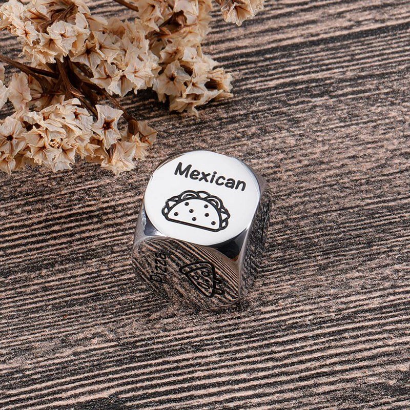 Food Decision Dice Decider For Couple Boyfriend Girlfriend Husband Wife Date Night Dice Gifts For Him Her-A Durable