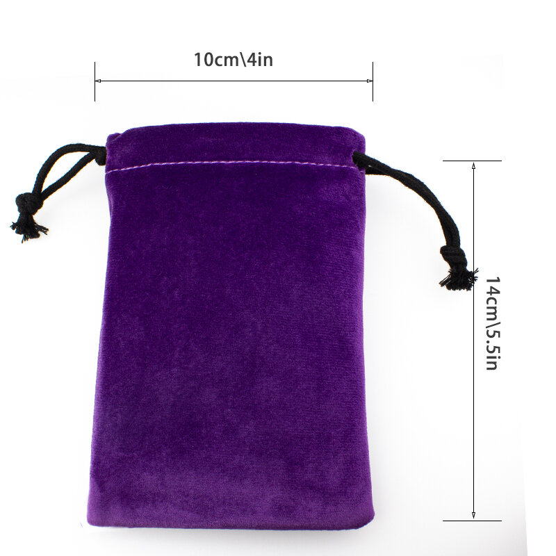 Multi Color Velvet Bag para Jóias Display, Drawstring Pouches, Chain Ring Embalagem Sacos, Embalagem do presente, 1PC