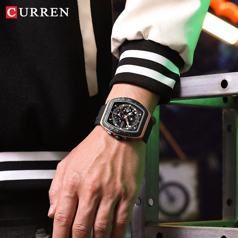 Nuovi orologi da uomo cinturino in Silicone di lusso di marca cronografo sportivo al quarzo impermeabile orologio militare da uomo orologio Relogio Masculino