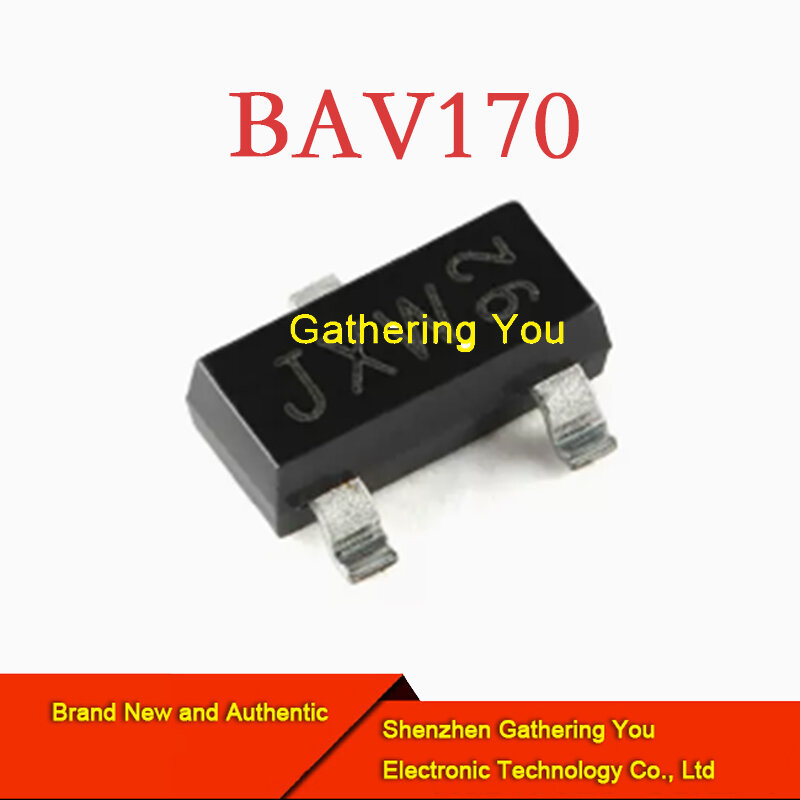 ไดโอด SOT23 BAV170-วัตถุประสงค์ทั่วไปไฟสวิตช์ใหม่เอี่ยมของแท้