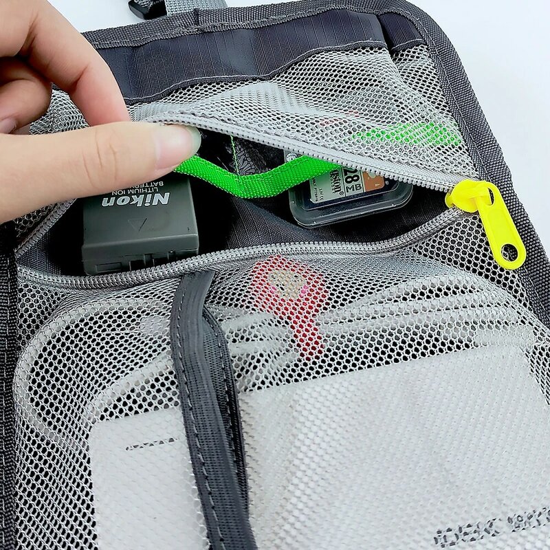 Borsa portaoggetti per cavi dati borsa portaoggetti digitale da viaggio pieghevole borsa portaoggetti per cavi di ricarica borsa portaoggetti portatile per schede di memoria