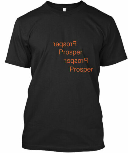 Ashler Pascha Prosper T-Shirt, Feito nos EUA, Tamanho S para 5XL
