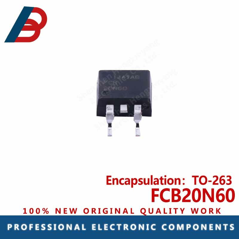 10pcs  FCB20N60F TO-263 package MOS FET