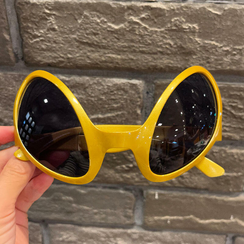 2024 nuovi occhiali da sole alieni divertenti occhiali da sole per feste di festa Halloween adulti forniture per feste per bambini lenti arcobaleno ET occhiali da sole