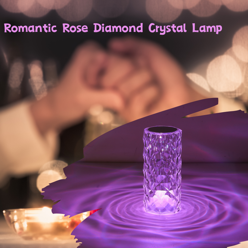 Schlafzimmer Kristall Tisch lampe 16 Farben Touch/Fernbedienung dimm bares Nachtlicht geeignet für Hotelbar Party Nachttisch Diamant lampe