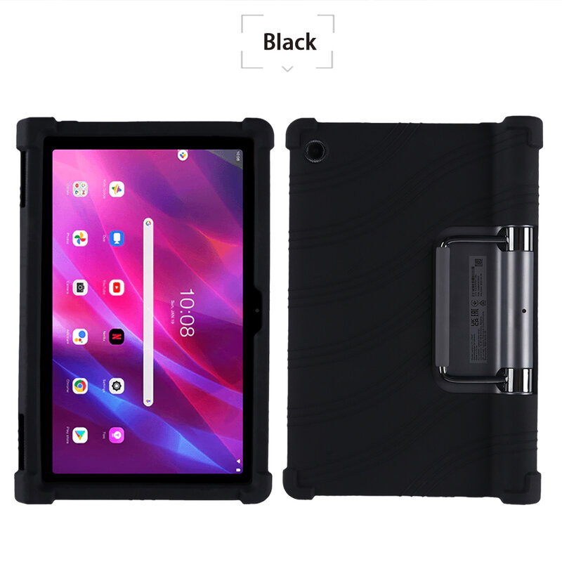 Coque en silicone antichoc pour Lenovo Yoga Tab 11, housse de support sûre pour tablette