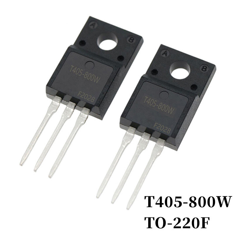 10 ~ 1000 Stuks T405-600W T405-800W T410-600W T410-800W T435-600W T435-800W Dip Triac TO-220F Thyristor 4a 600V/800V Grote Chip