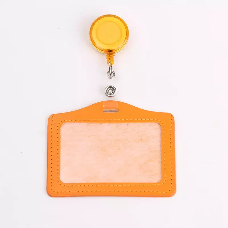 Porta carte di credito in PU bobine di Badge retrattili IC/porta carte d'identità carte da lavoro custodia per carte di trasporto forniture per infermiere medico