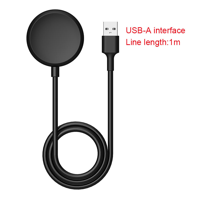 Desktop charging base stand for google pixel watch charger adapter USB-A / Type C Magnetic Charging cable 1m for pixel watch