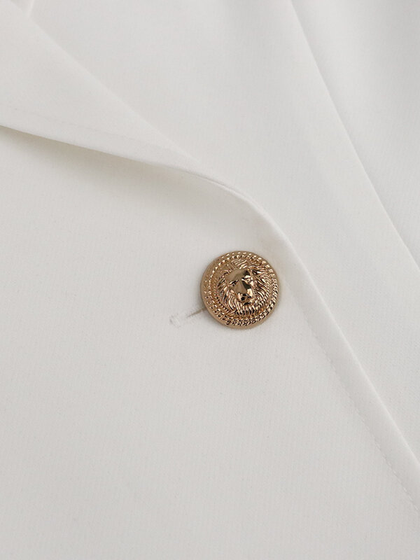 Weißes Blazer kleid plus Größe 4xl V-Ausschnitt durchsichtig lange Ärmel hohe Taille Bodycon Button up Mini-Outfits für Frauen Büro Party