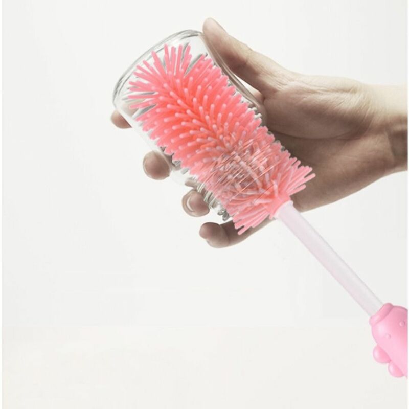 360 Degree Rotation Feeding Bottle Cleaner Bottle Cleaning Brush Baby Bottle Brush Water Bottle Cleaner Cup Cleaning Tool