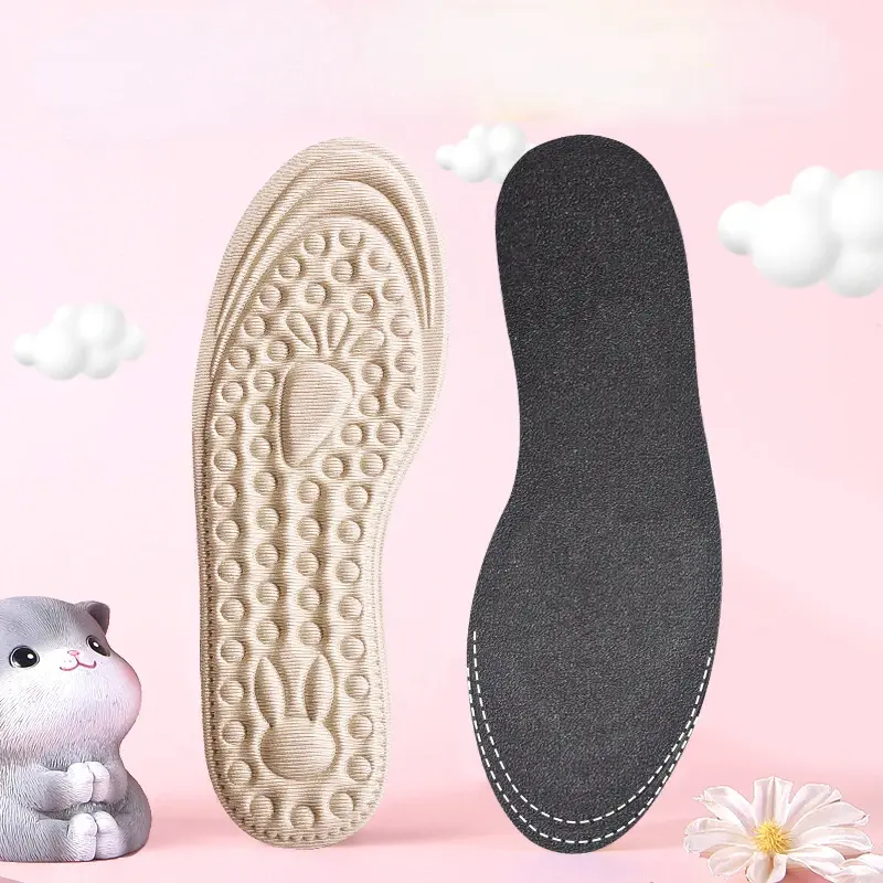 Kid Scalable Insoles BoyGirl Breathable Sweat Absorption Insoles Flat Feet EVA Running Shoe Accessories Unisex Soft Baby Insole
