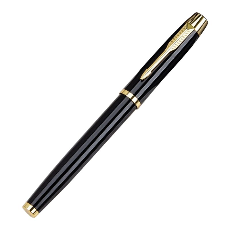 Metalowy długopis do podpisywania klipsem na długopis Metalowy długopis żelowy możliwością wielokrotnego napełniania Prezent