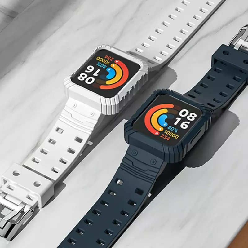 Correa de silicona para Xiaomi Redmi Watch 1, 2, Mi Watch Lite 1, 2, pulsera inteligente