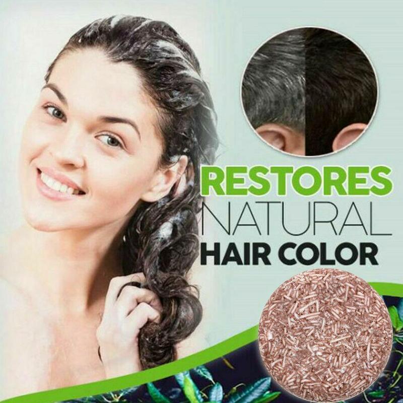 Natural Polygonum Multiflorum Shampoo sapone Natural Hair Essence Shampoo Organic Polygonum Soap oscuramento dei capelli R4R3