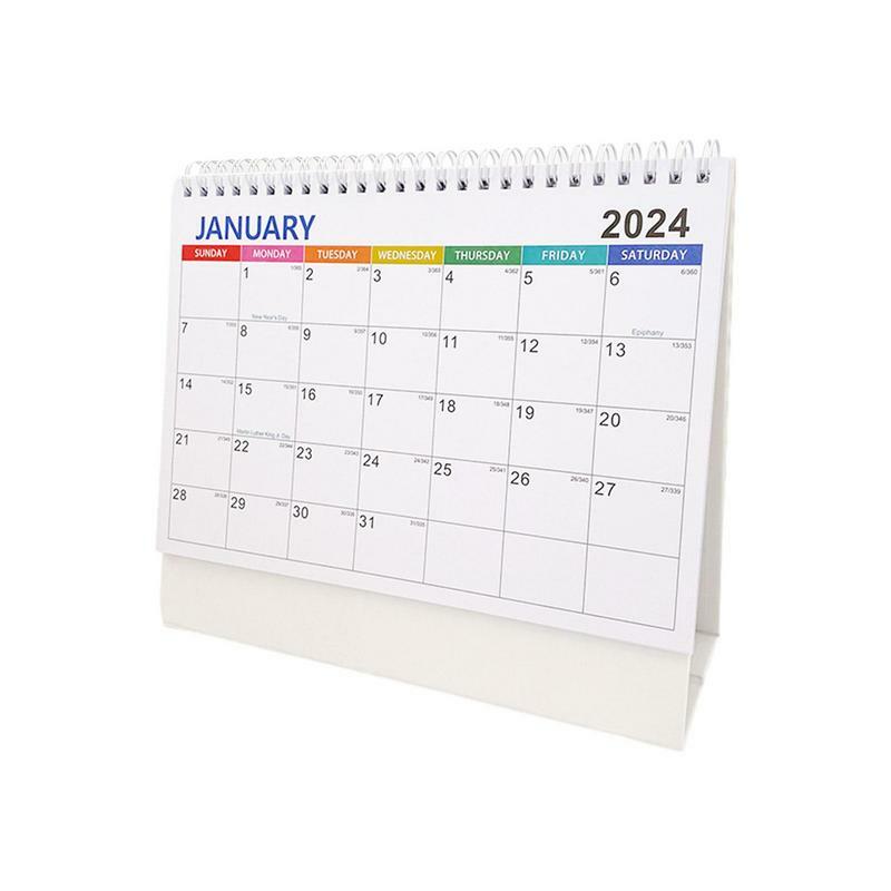 パッド付き壁掛けカレンダー、デスクカレンダー、教師学生、家庭、学校、オフィス用の配置カレンダー2 in 1