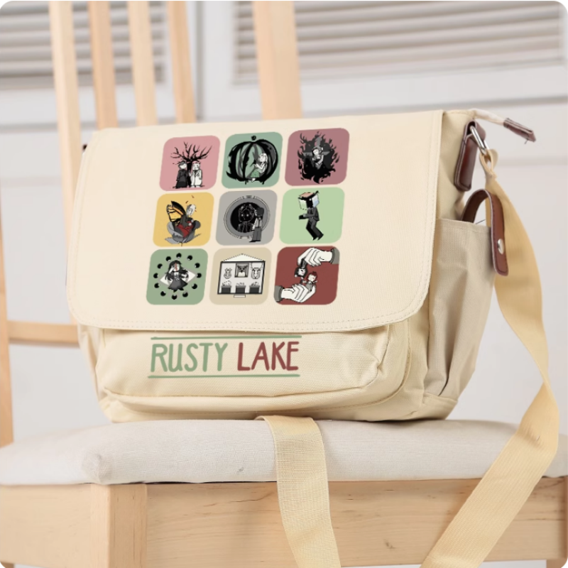 Sacs à bandoulière en toile Anime Rusty Lake, sac d'école, sac messager unisexe, mode initiée, 739