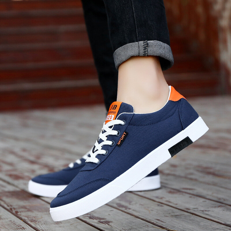 mens shoes casual Denim Male sneaker Slip on Loafers Men Canvas Shoes Breathable Soft Flat Driving Shoes mens casual