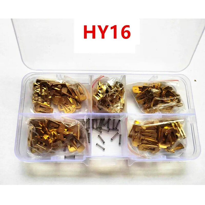 200pcs/lo HY16 For H-yundai for K-ia Wafer Car lock Reed Locking Plate Repair Kit Accessories Inner Milling Locking Tabs